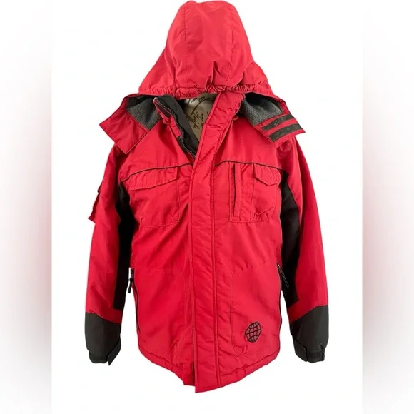 X Games $250 EUC Red Winter Jacket ski snowboard sport youth large, unisex small - Picture 9 of 12